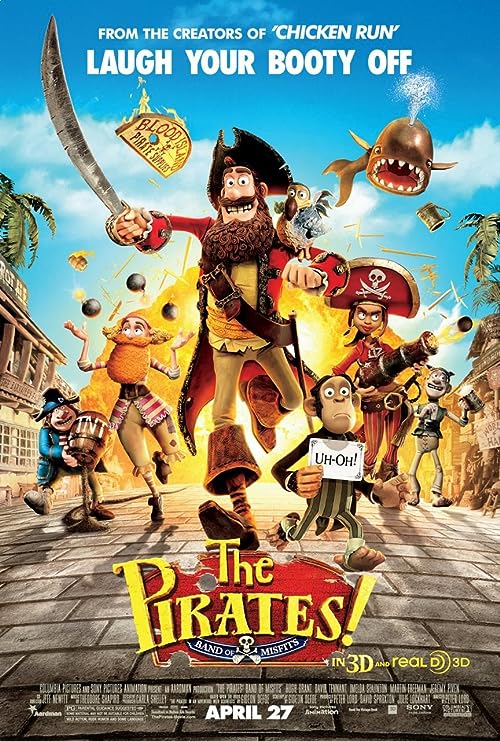 دانلود فیلم The Pirates! Band of Misfits 2012 با زیرنویس فارسی چسبیده
